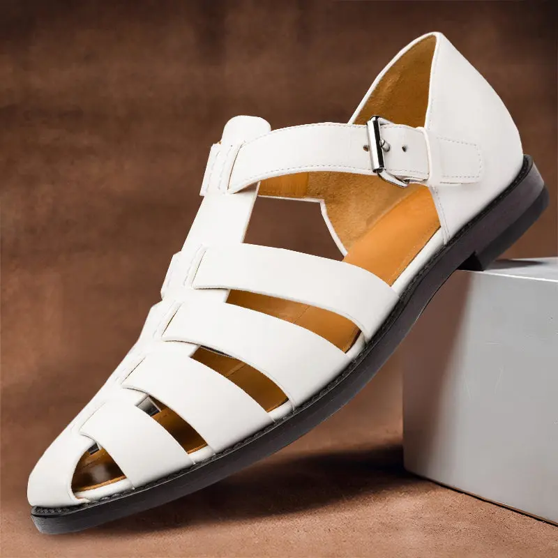 Bequeme Herren Ledersandalen mit rutschfester Sohle – 50 % Rabatt – Milan