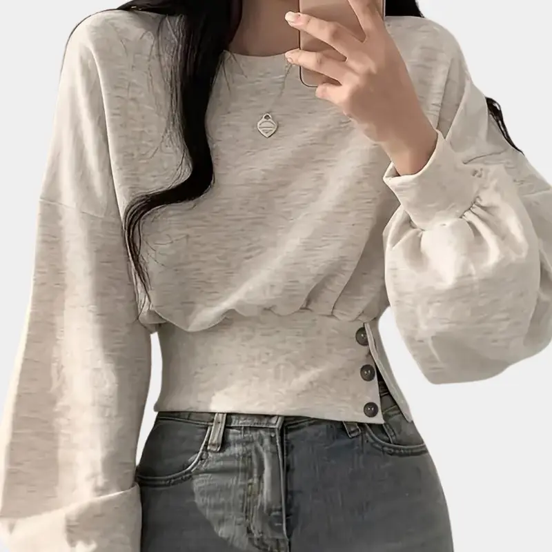 Bequemer Loose Fit Damenpullover - Emma Herbstedition