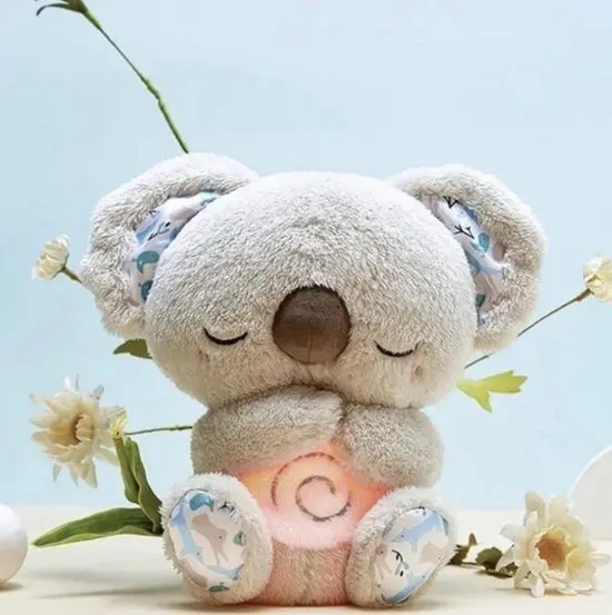 Beruhigendes Plüsch-Kuscheltier mit Atemrhythmus & Schlafklang – Snoozie