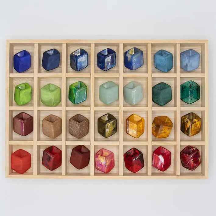 Bewaar display voor losse Cubes