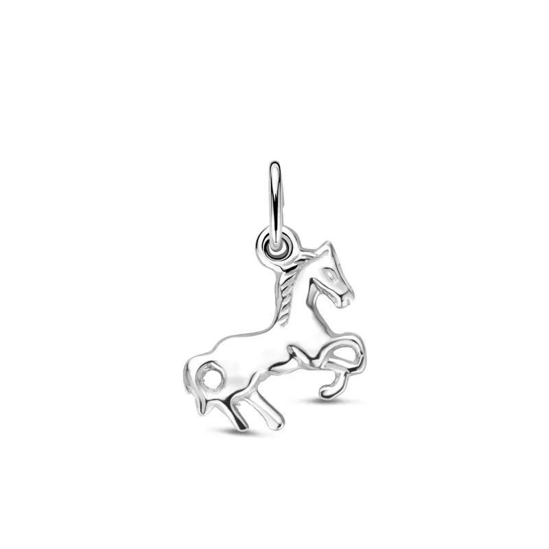 'Bibi' 925 zilveren dierenhanger paard