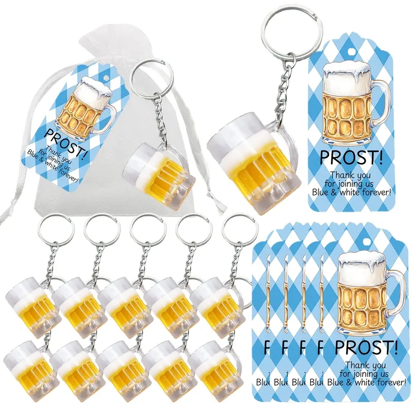 Bierkrug Schlüsselanhänger Set – ProstBundle Oktoberfest 2025