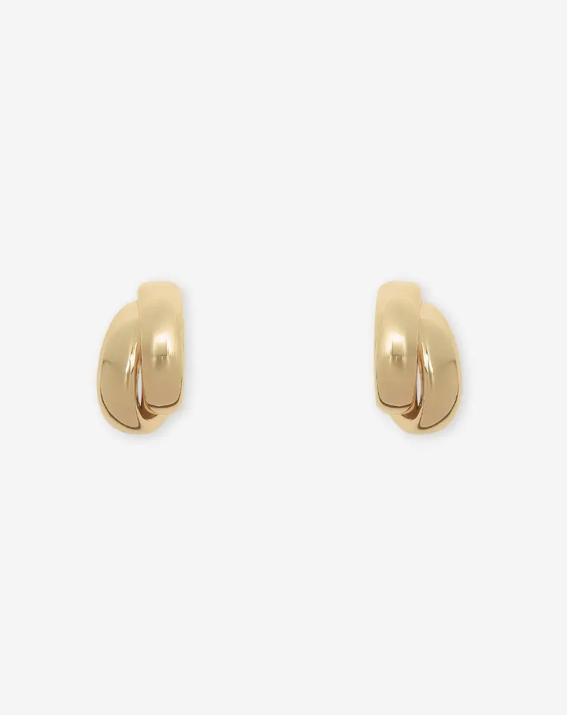 BIG DOUBLE HOOP EARRINGS