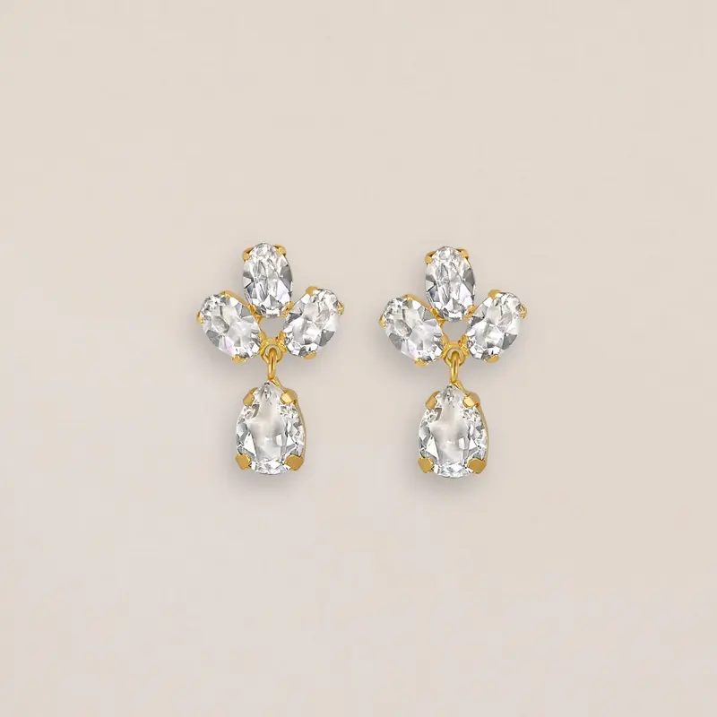Big Floral Earrings