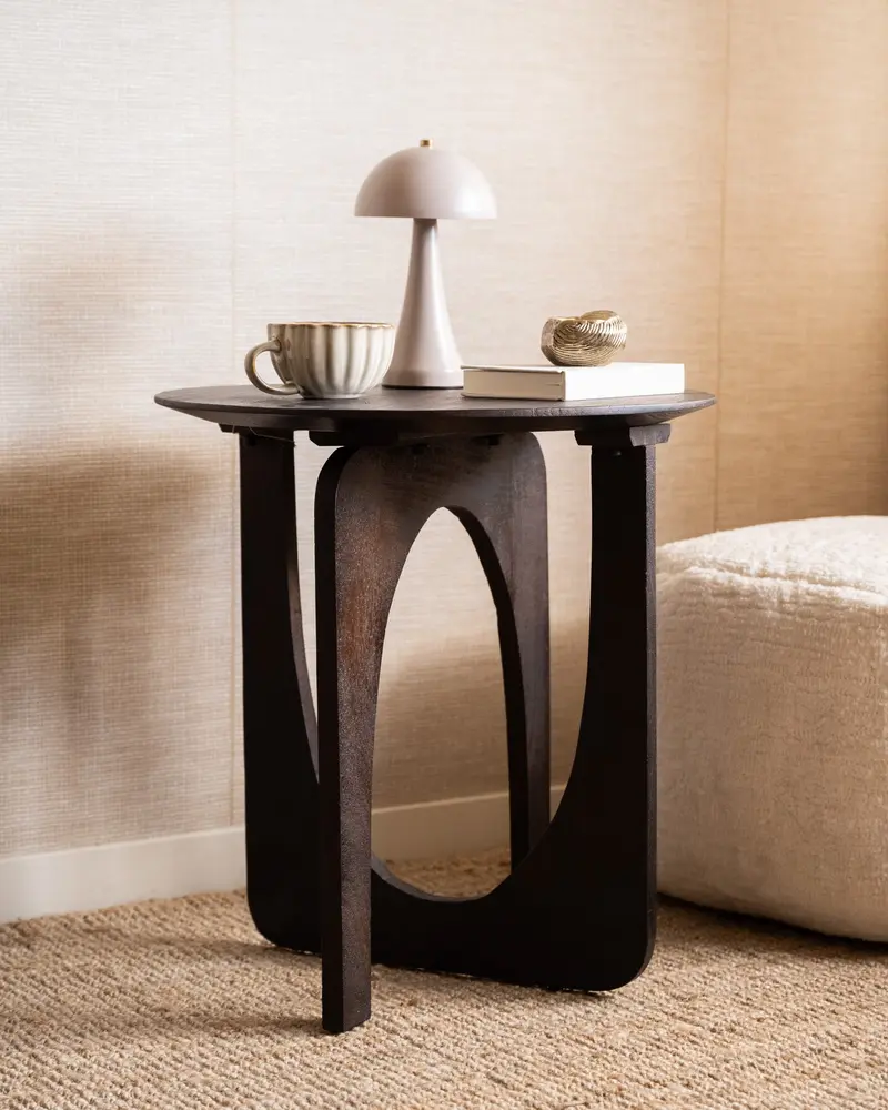Bijzettafel Japi Dark Bruin