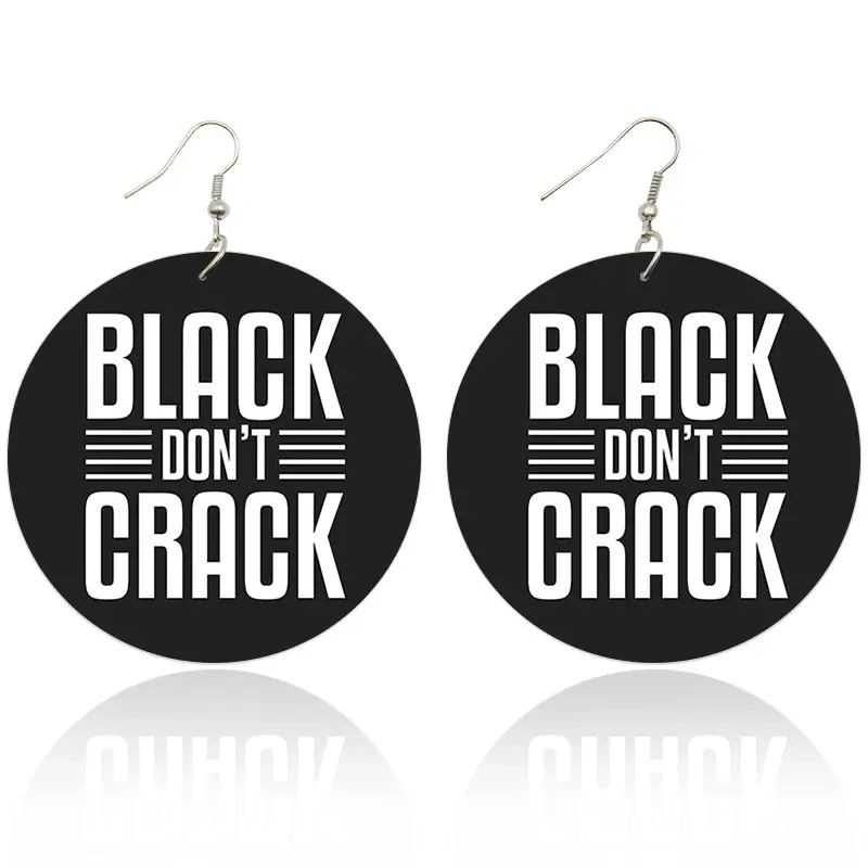 Black don't Crack | African inspired earrings