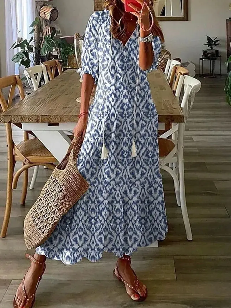 Boho-Frühlingskleid - Luna
