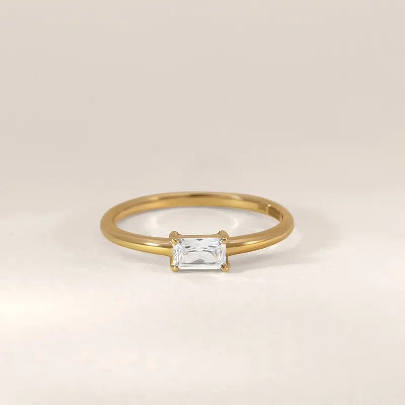 Bold Baguette Ring