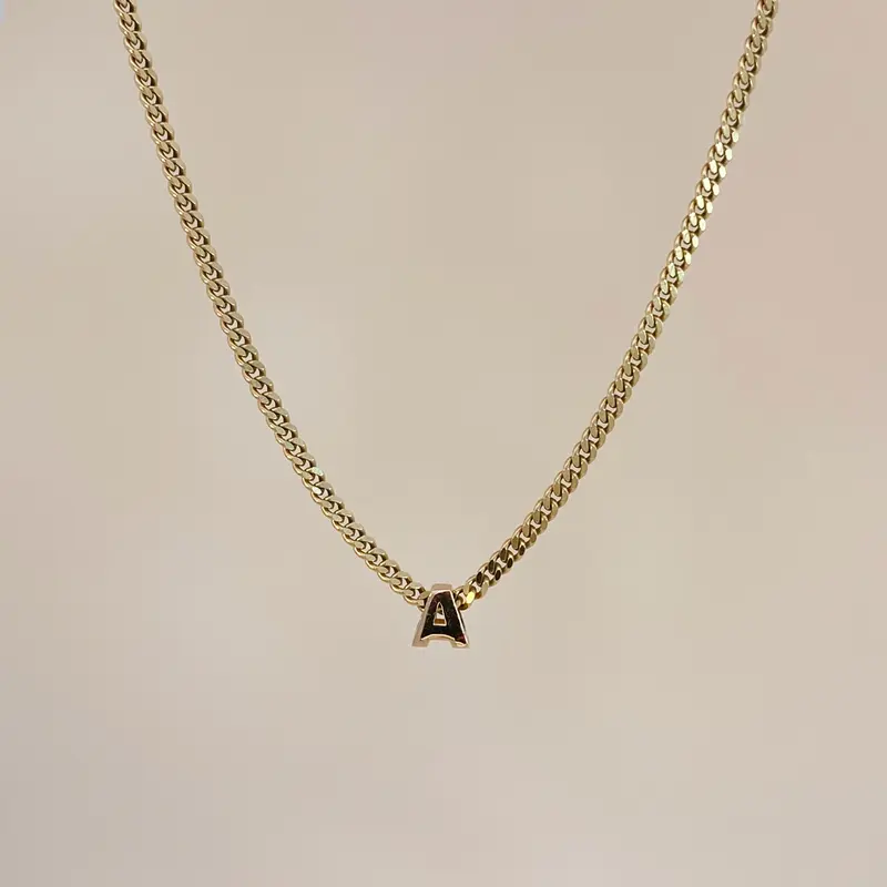 Bold Initial Necklace