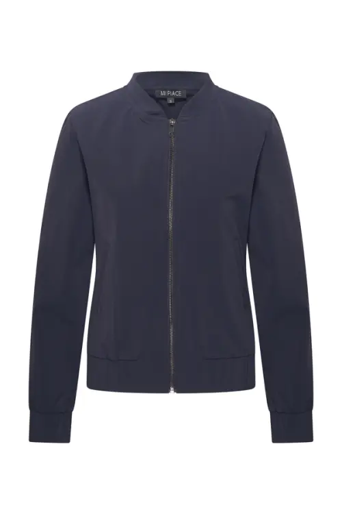 Bomber - Mi Piace - Travelstof Jas - Navy/Donkerblauw - 202463