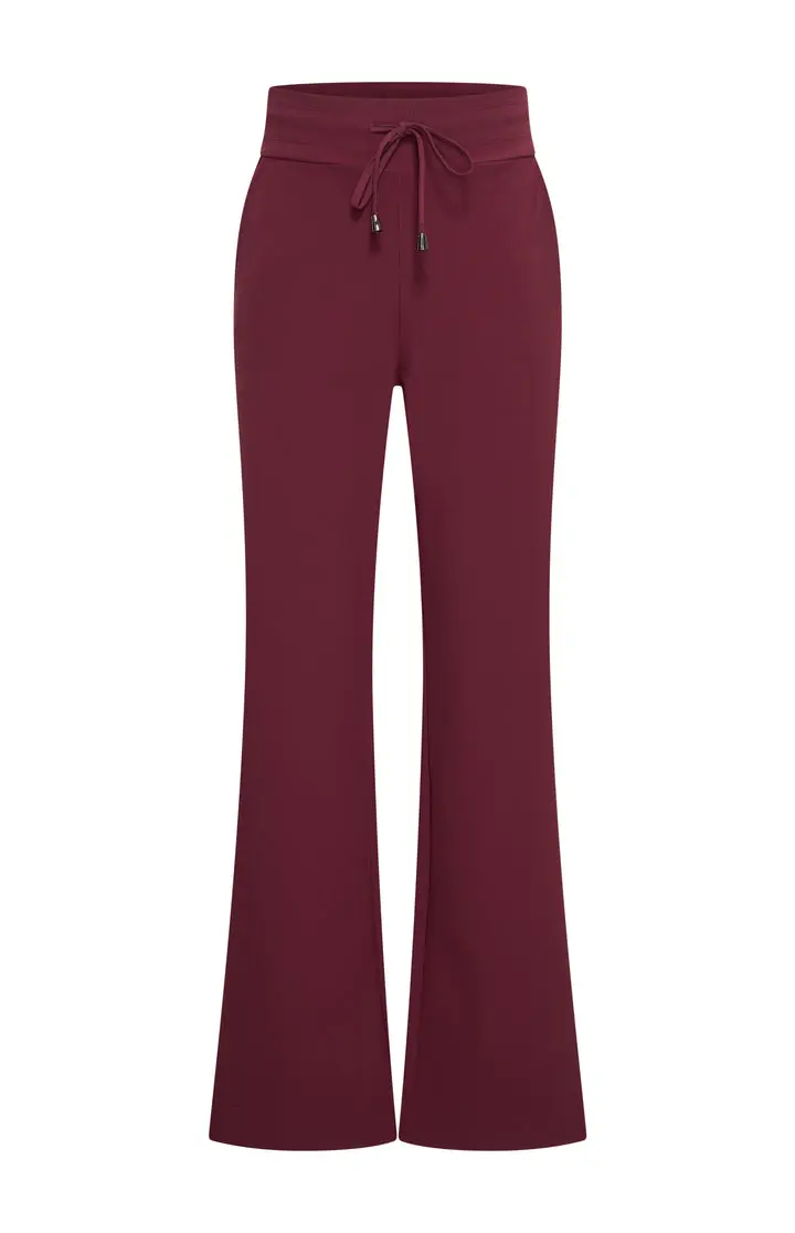 Bonded Daan - Mi Piace - Travelstof Broek - Burgundy - 202631