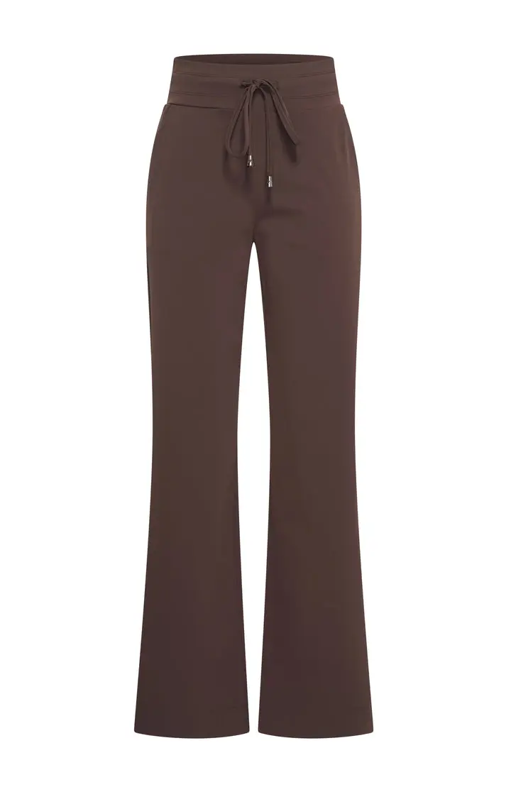 Bonded Daan - Mi Piace - Travelstof Broek - Espresso - 202631