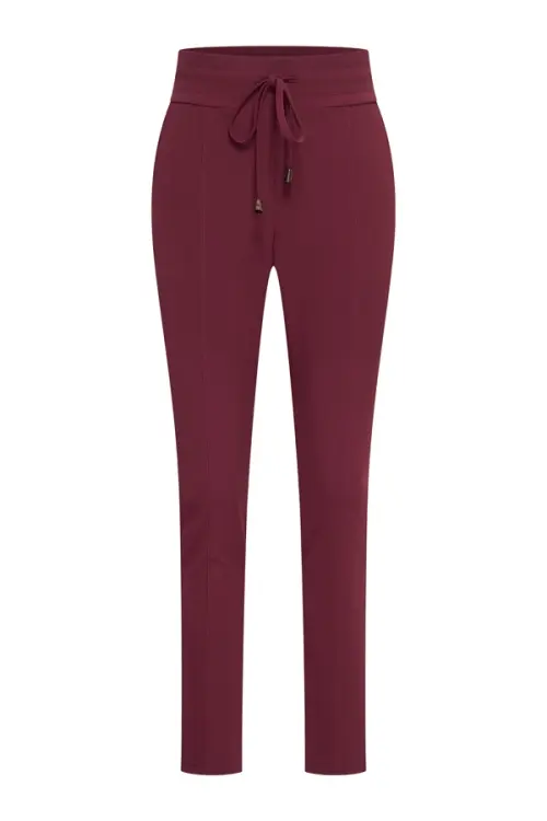 Bonded Danja - Mi Piace - Travelstof Broek - Burgundy - 202632