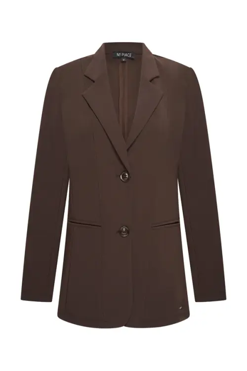 Bonded Levi - Mi Piace - Travelstof Blazer - Espresso - 202634