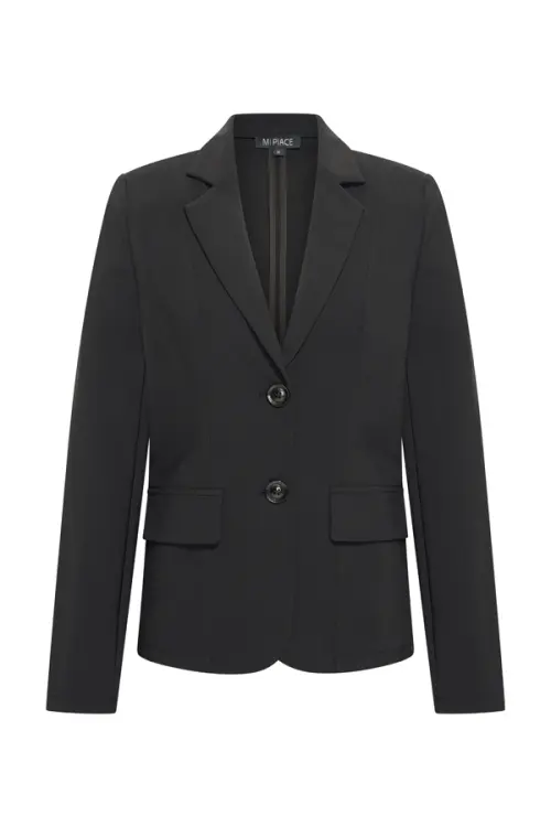Bonded Livi - Mi Piace - Travelstof Blazer - Black - 202646