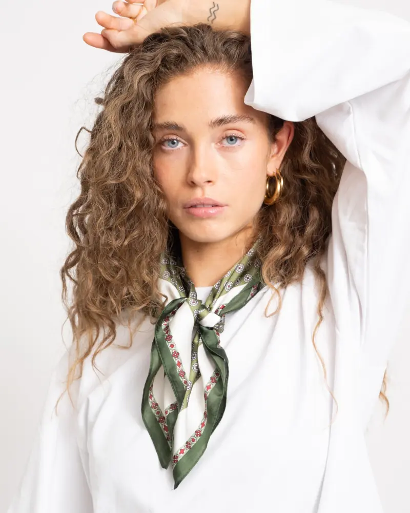 Bonita Satin Sjaal Groen