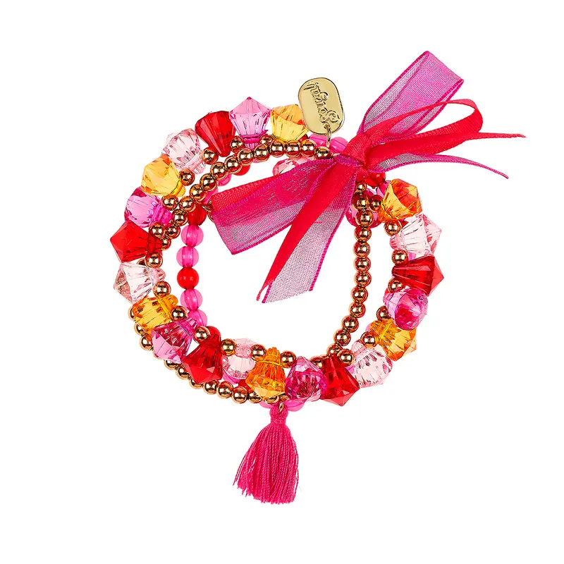 Bracelet Anemoon pink red (1 pc)