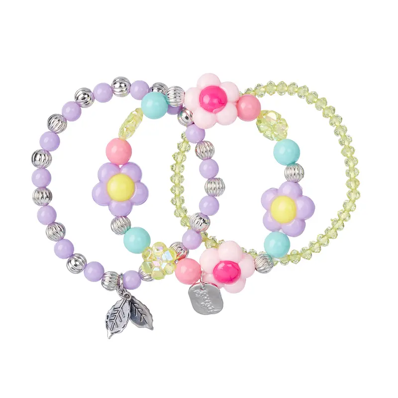 Bracelet Cita flower purple (1 pc)