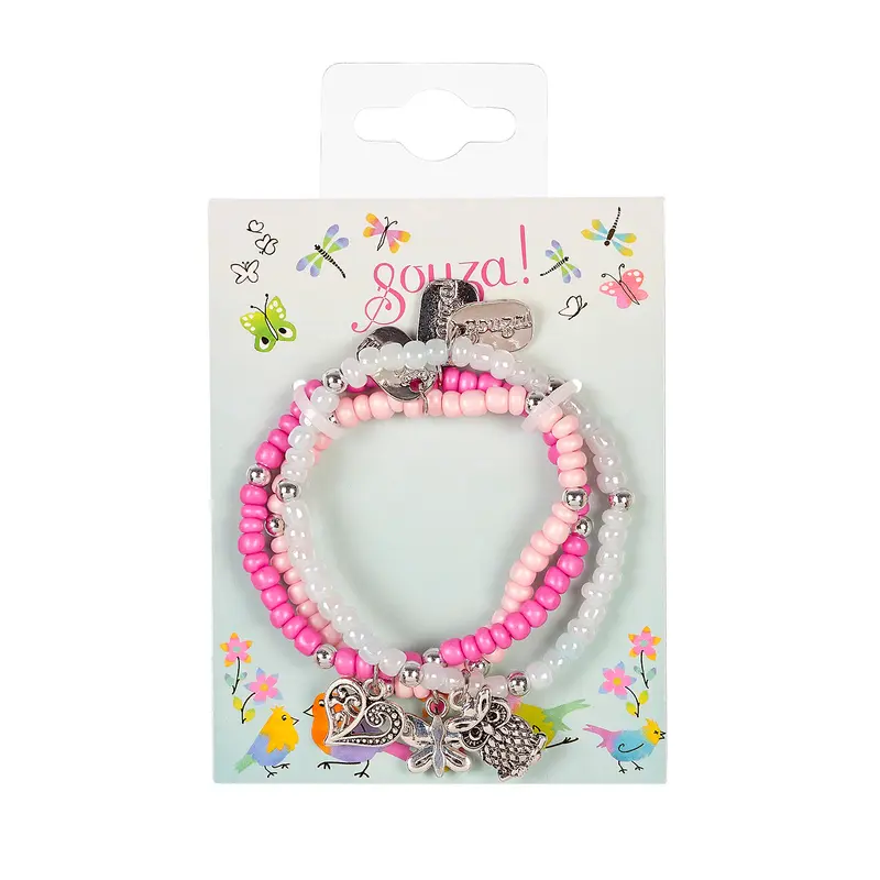 Bracelet  Vera pastel (3 pcs/card, 1 card)