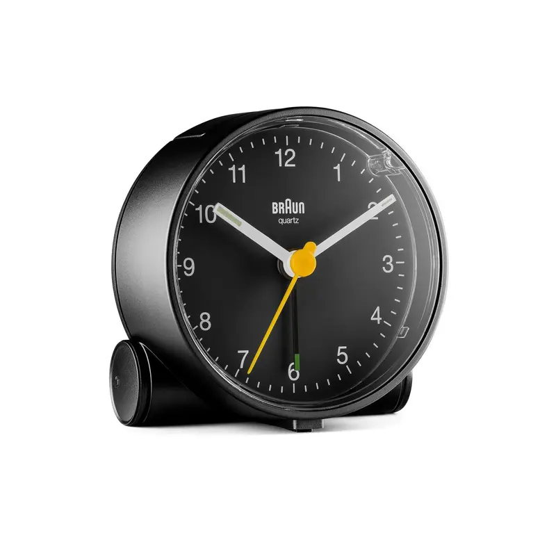 Braun BC01 Analoge Wekker | Zwart