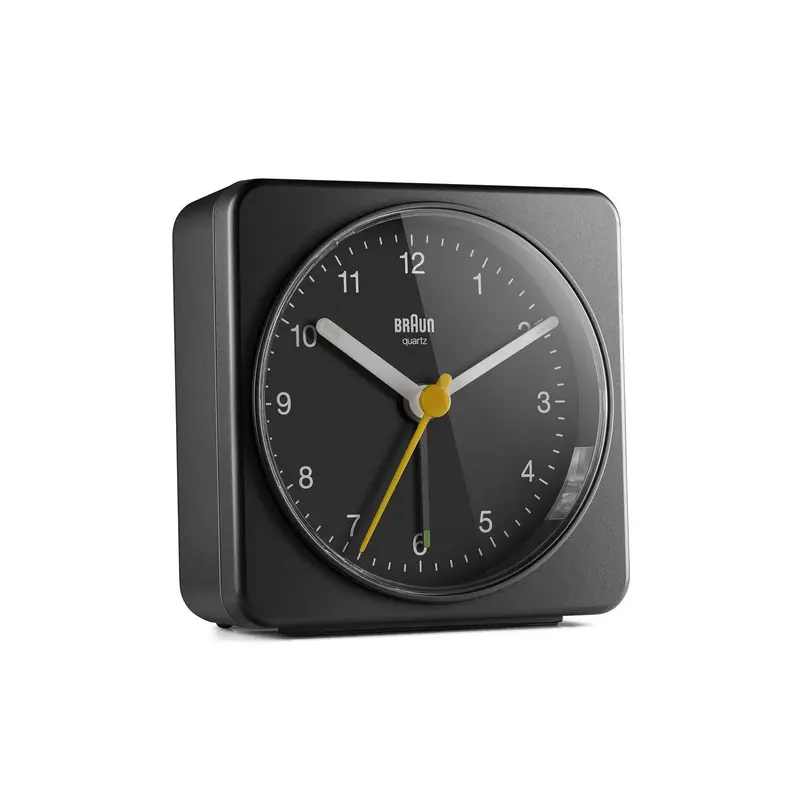 Braun BC03 Analoge Wekker | Zwart
