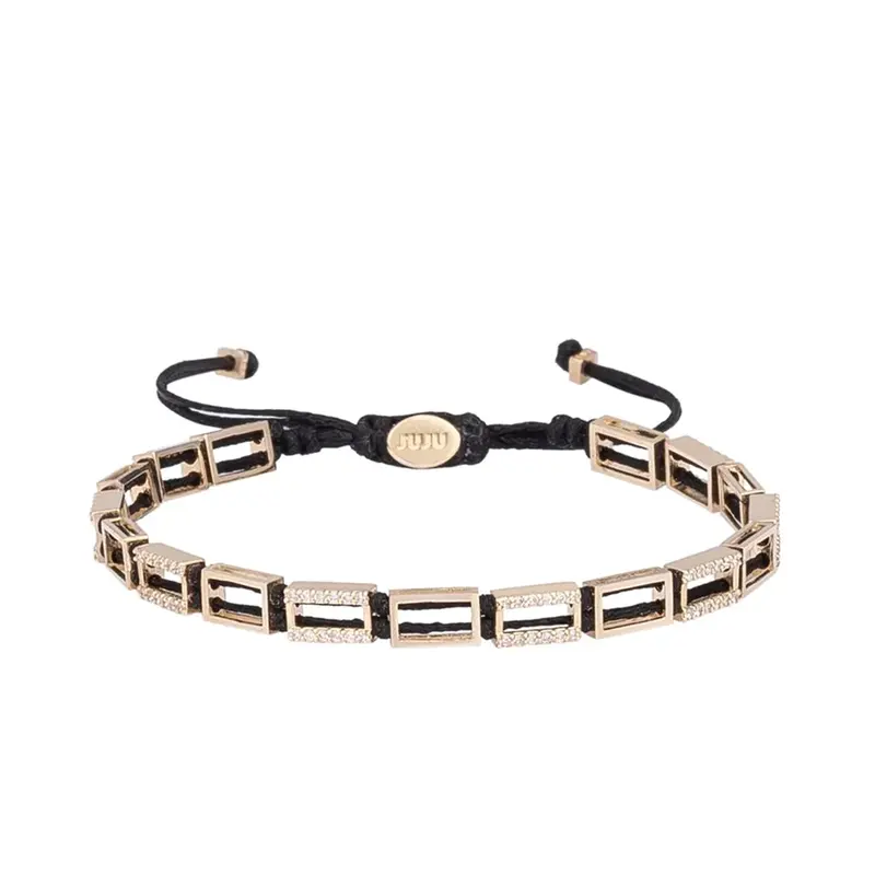 Breeze gouden armband met diamanten stenen