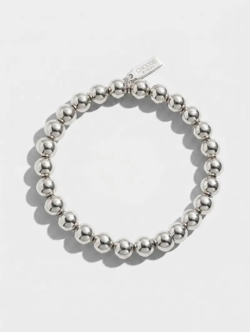 Bubbel Bracelet Silver 8mm