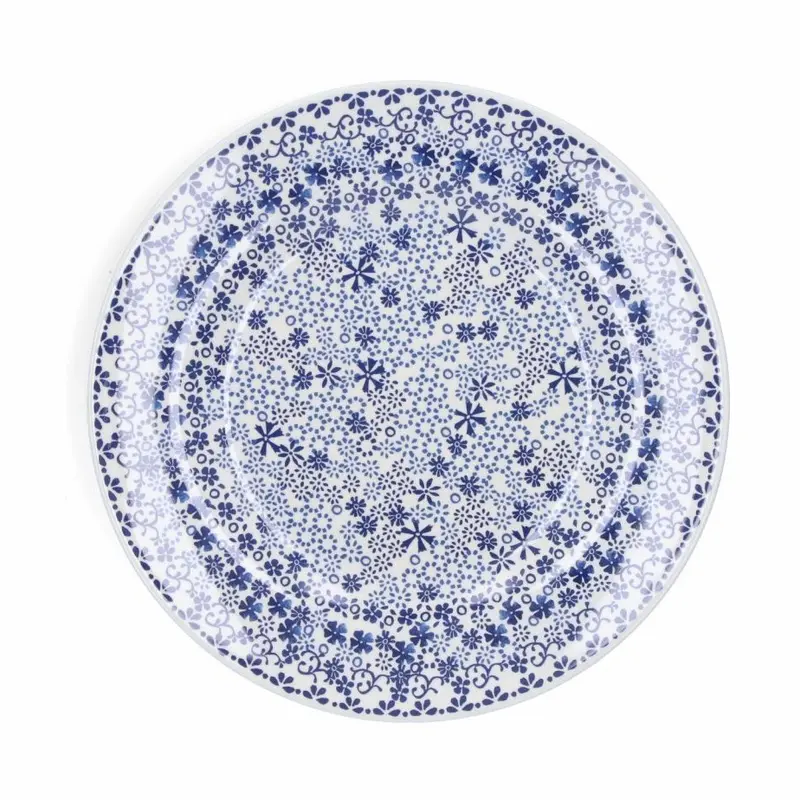Bunzlau Melamine Plate Indigo