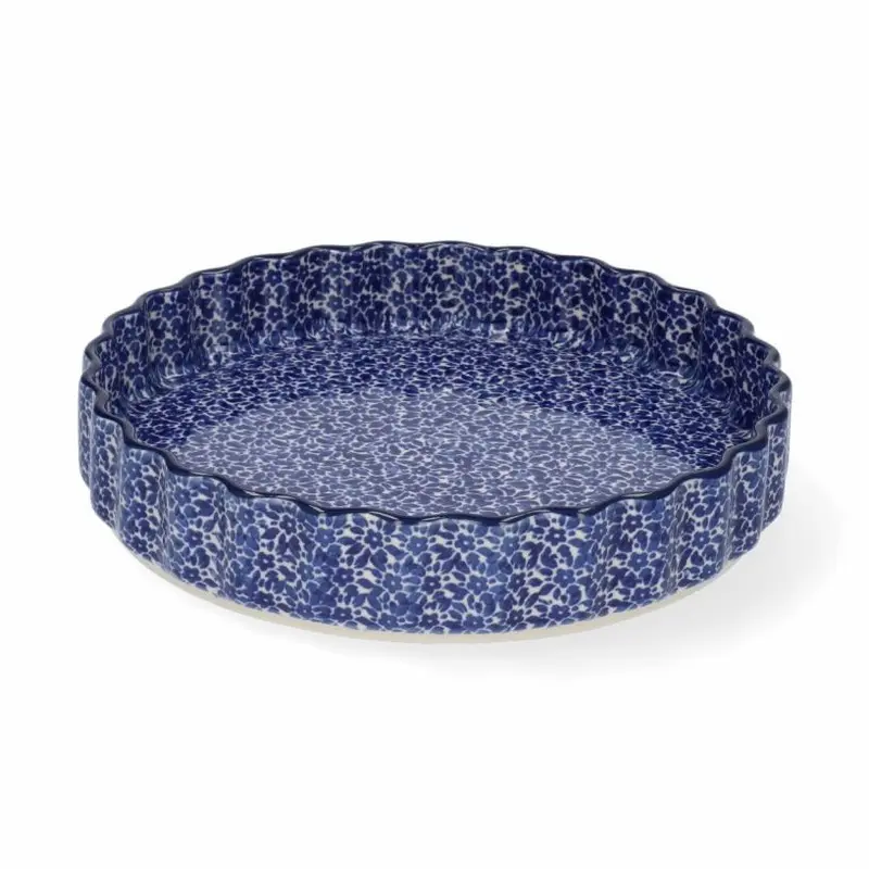 Bunzlau Pie Dish 1220 ml Indigo