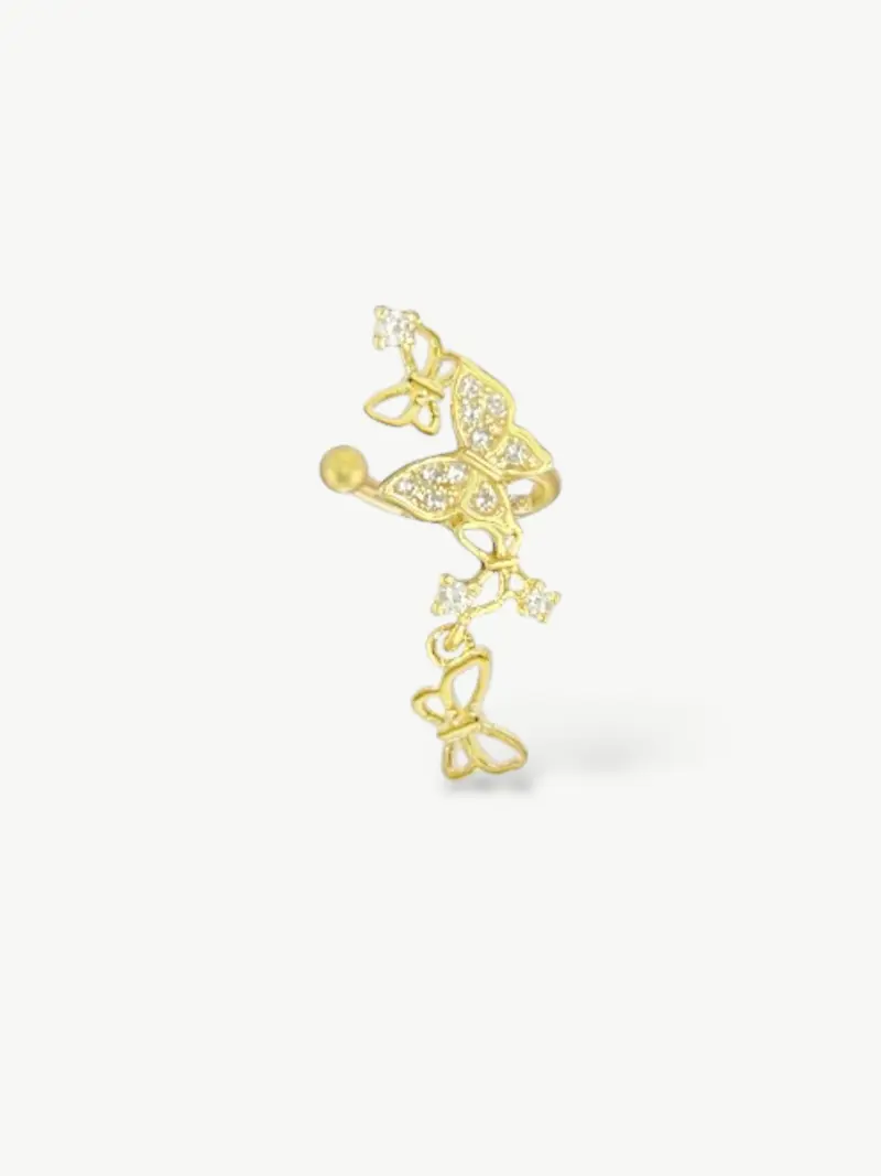Butterfly Climber Ear Cuff