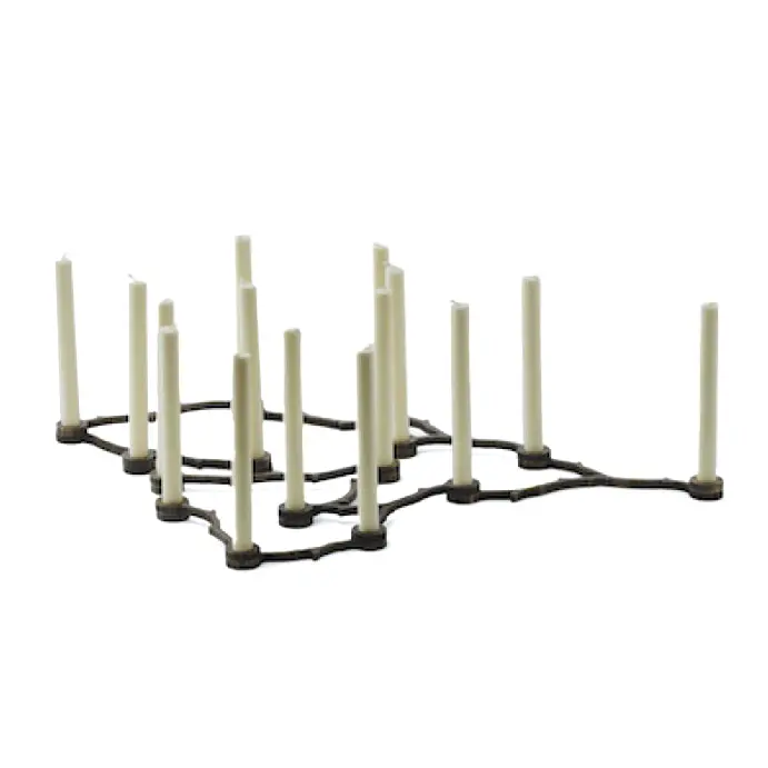 Candle Vase Bronze | Set of 10 Branches | René Knip