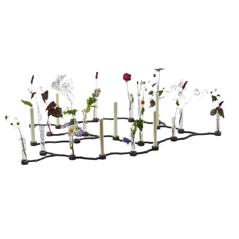 Candle Vase Bronze | Set of 15 Branches | René Knip