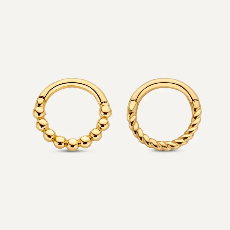 Cartilage Hoops Piercing Set (9mm)