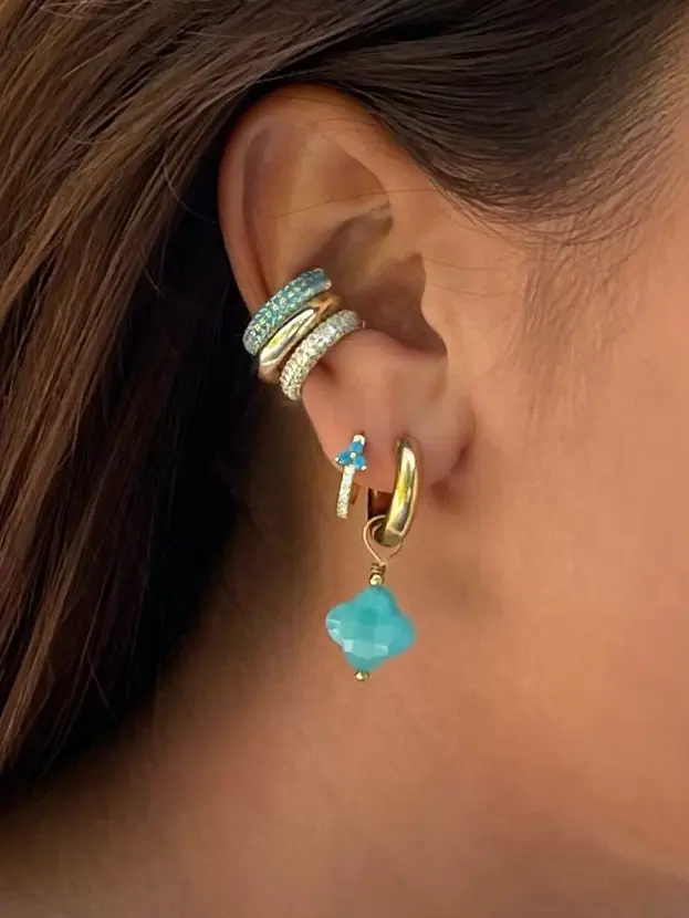 Celeste Ear Cuff Turquoise