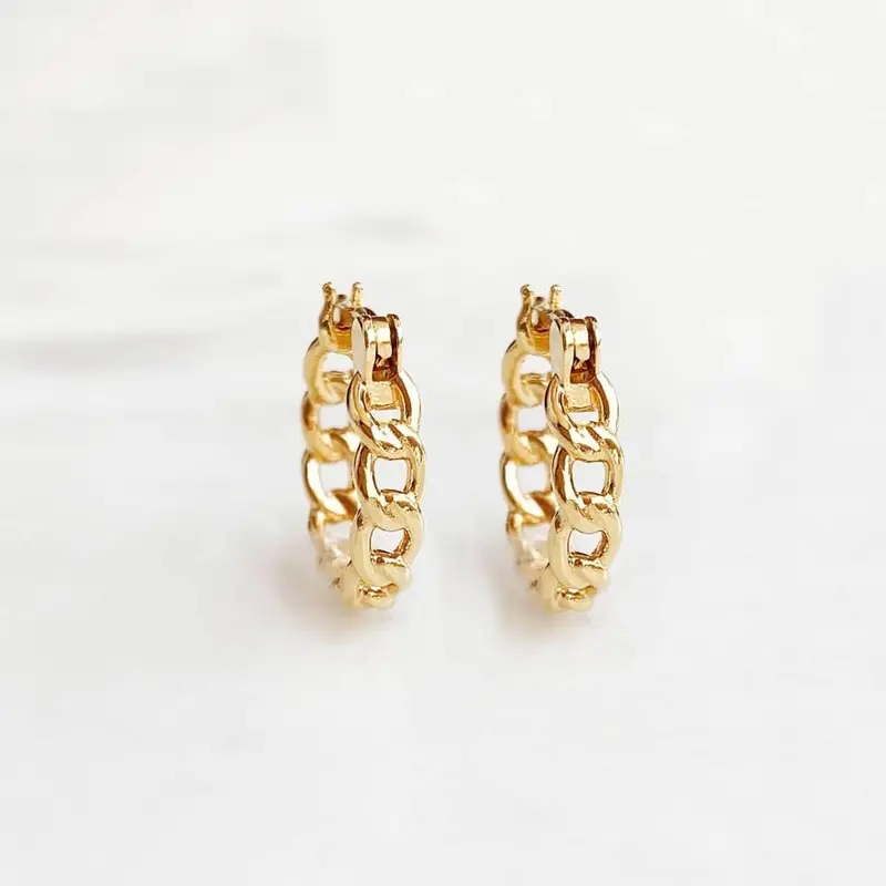 Chain Hoop Set