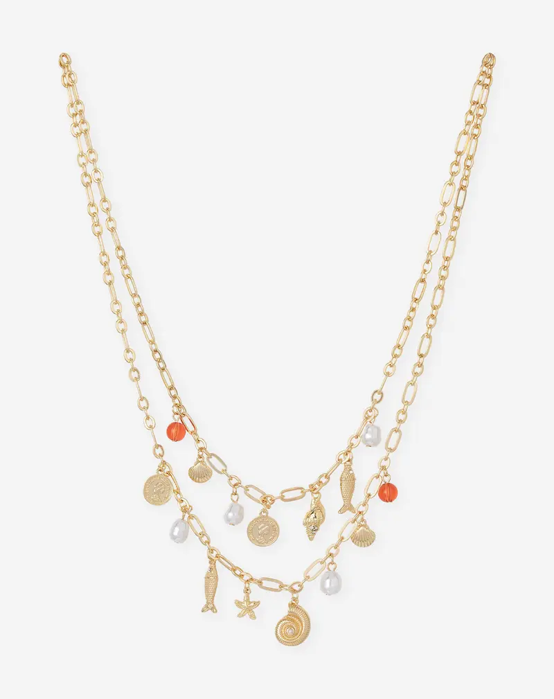 CHARM LAYERED NECKLACE