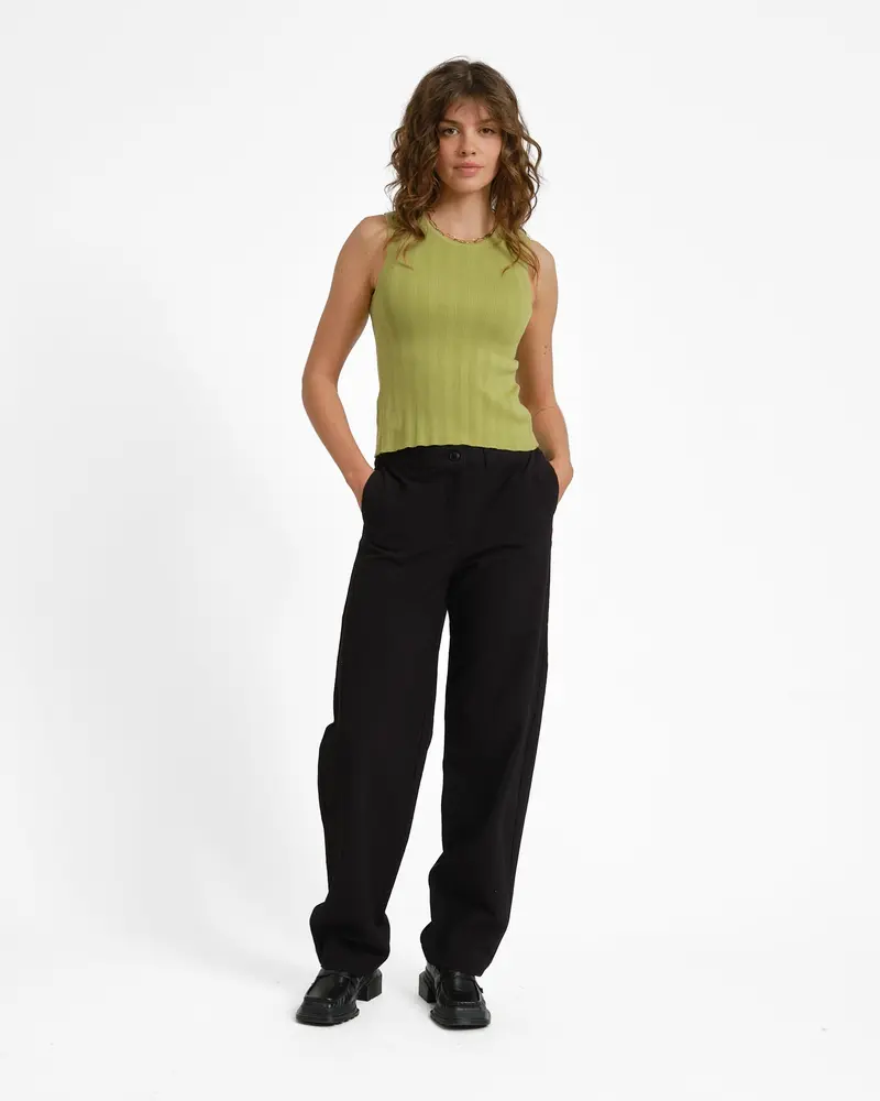 Chloe Lizza Barrel Pants Black