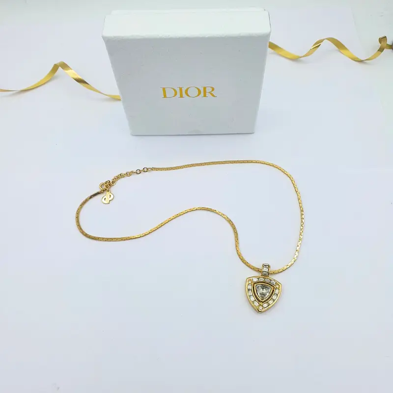 Christian Dior Triangular Necklace