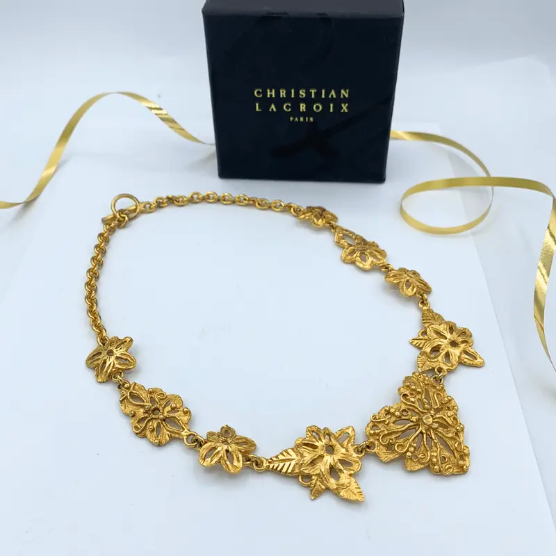 Christian Lacroix Baroque Flora Necklace