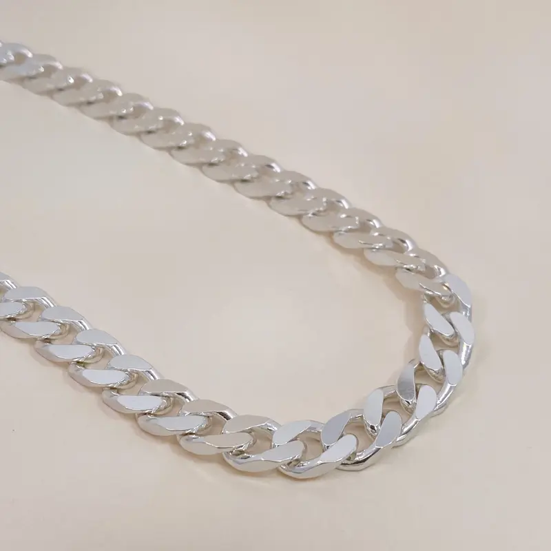 Chunky Gourmet Necklace Silver