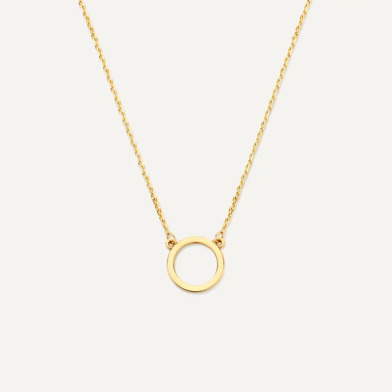 Circle Pendant Necklace