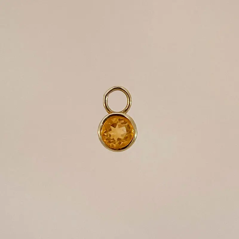 Citrine Earring Charm