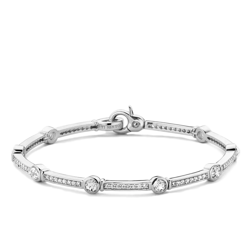 Classic Bar Zirconia Bracelet