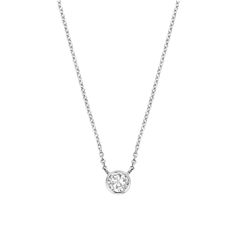 Classic Round Zirconia Necklace