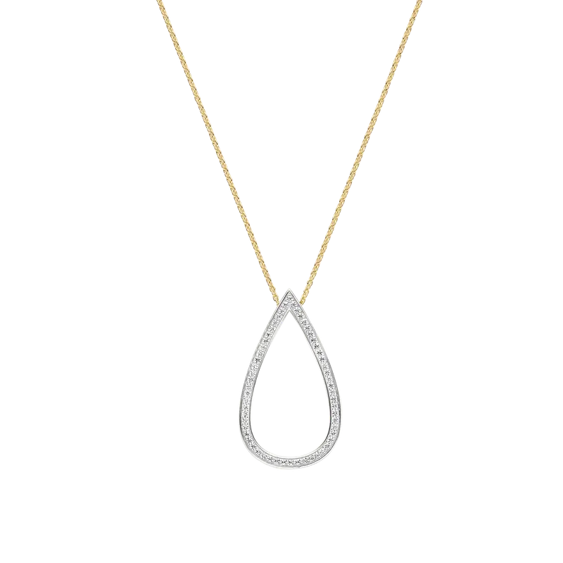 Classic Soft Oval Necklace Gold Vermeil