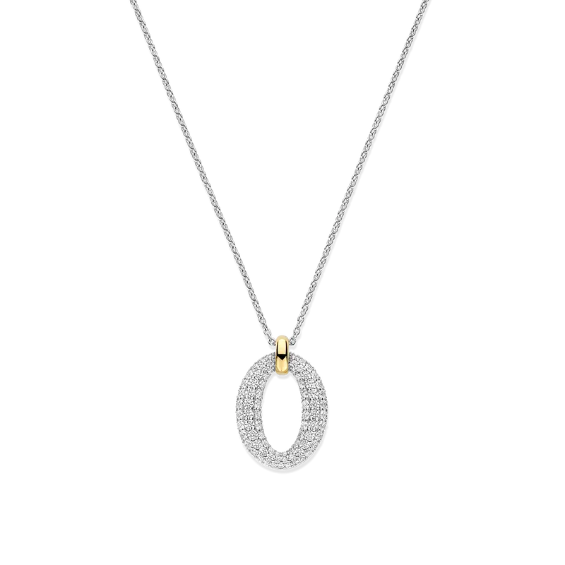 Classic Soft Oval Zirconia Necklace