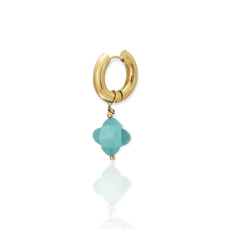 Clover Earrings Turquoise