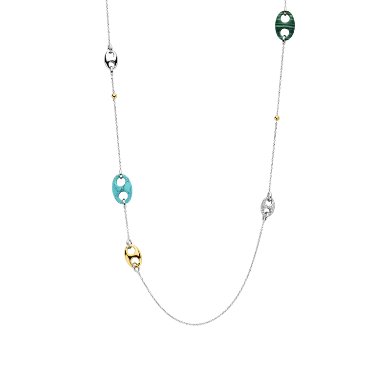 Coffee Bean Charm Necklace