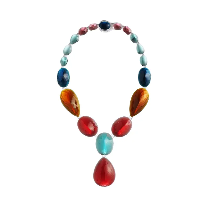 Corsari Jewels Halsketting Collier Big Stones | Multicolor