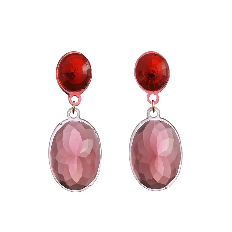 Corsari Jewels Oorbellen Doppio Grande | Rood